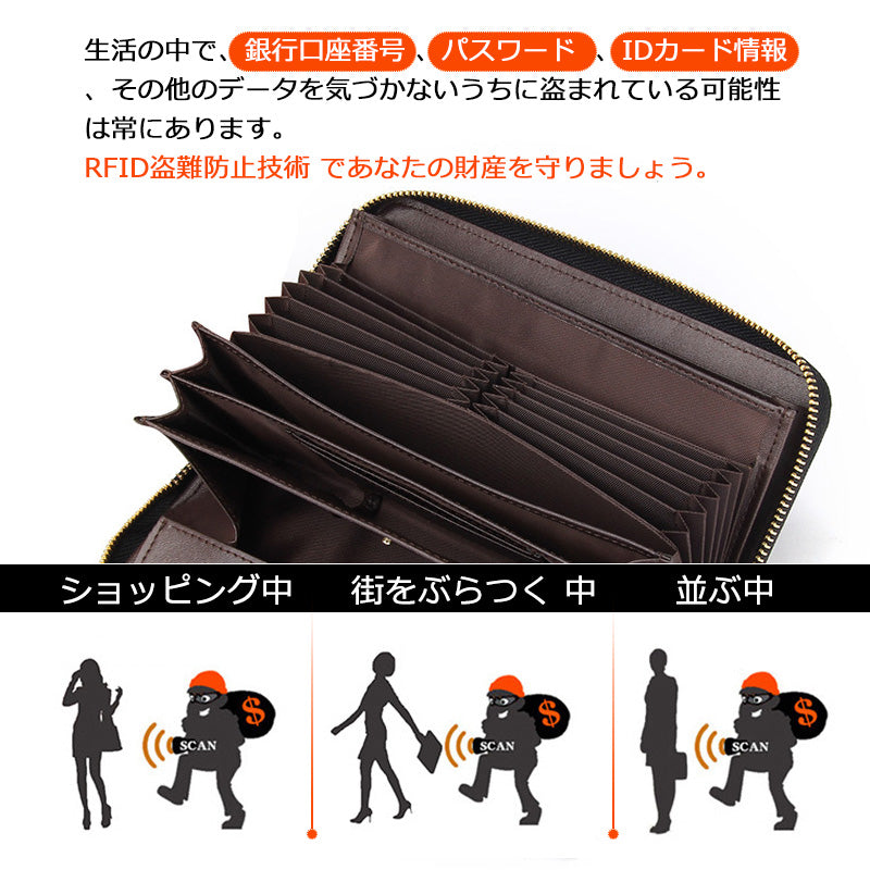 〖W001〗5年間ランキング受賞 イタリア革 長財布 財布 メンズ レディース 男性 女性 ペア 夫婦 親子 カップル 使いやすい ブランド 誕生日 ギフト プレゼント 妻 旦那 息子 娘 贈り物 L型 開運 機能的