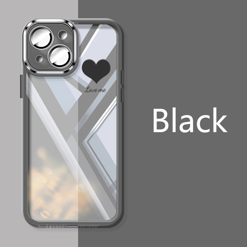 〖i837〗携帯アクセサリー スマホケース iPhone アイフォン ハート型耐衝撃性のある 15/14/13/12/11 対応のケース