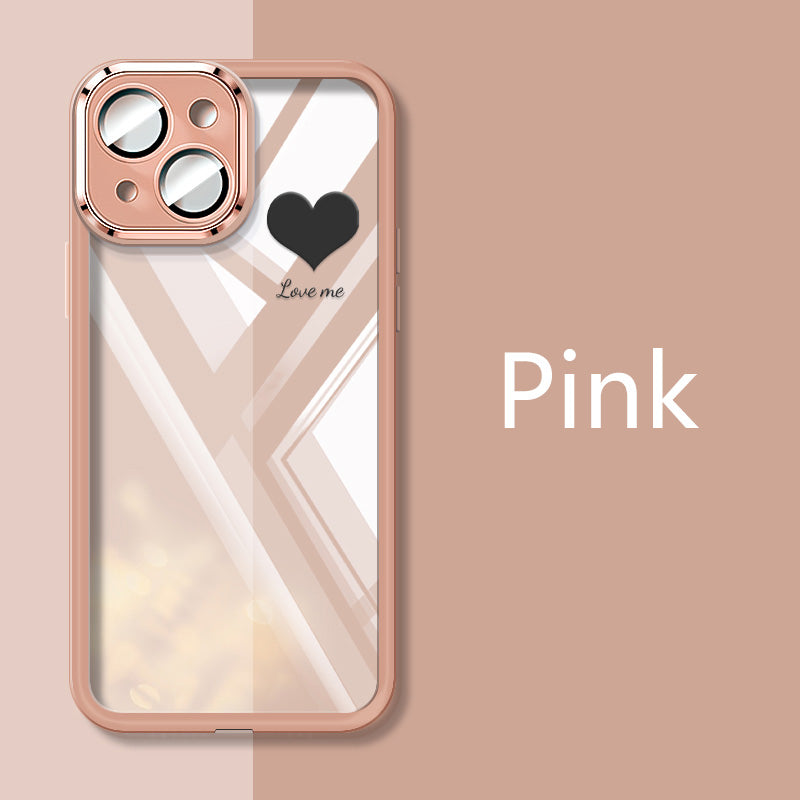 〖i837〗携帯アクセサリー スマホケース iPhone アイフォン ハート型耐衝撃性のある 15/14/13/12/11 対応のケース