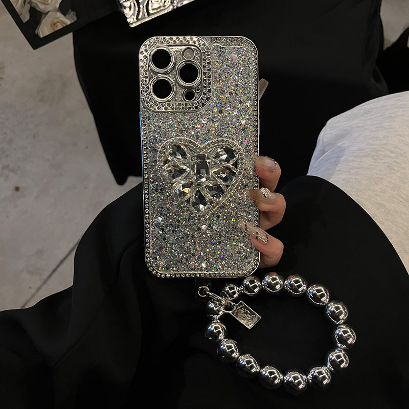 〖i804〗iPhoneケース高級感-iPhone14 グリッター ケース,iPhone15 シンプル ケース