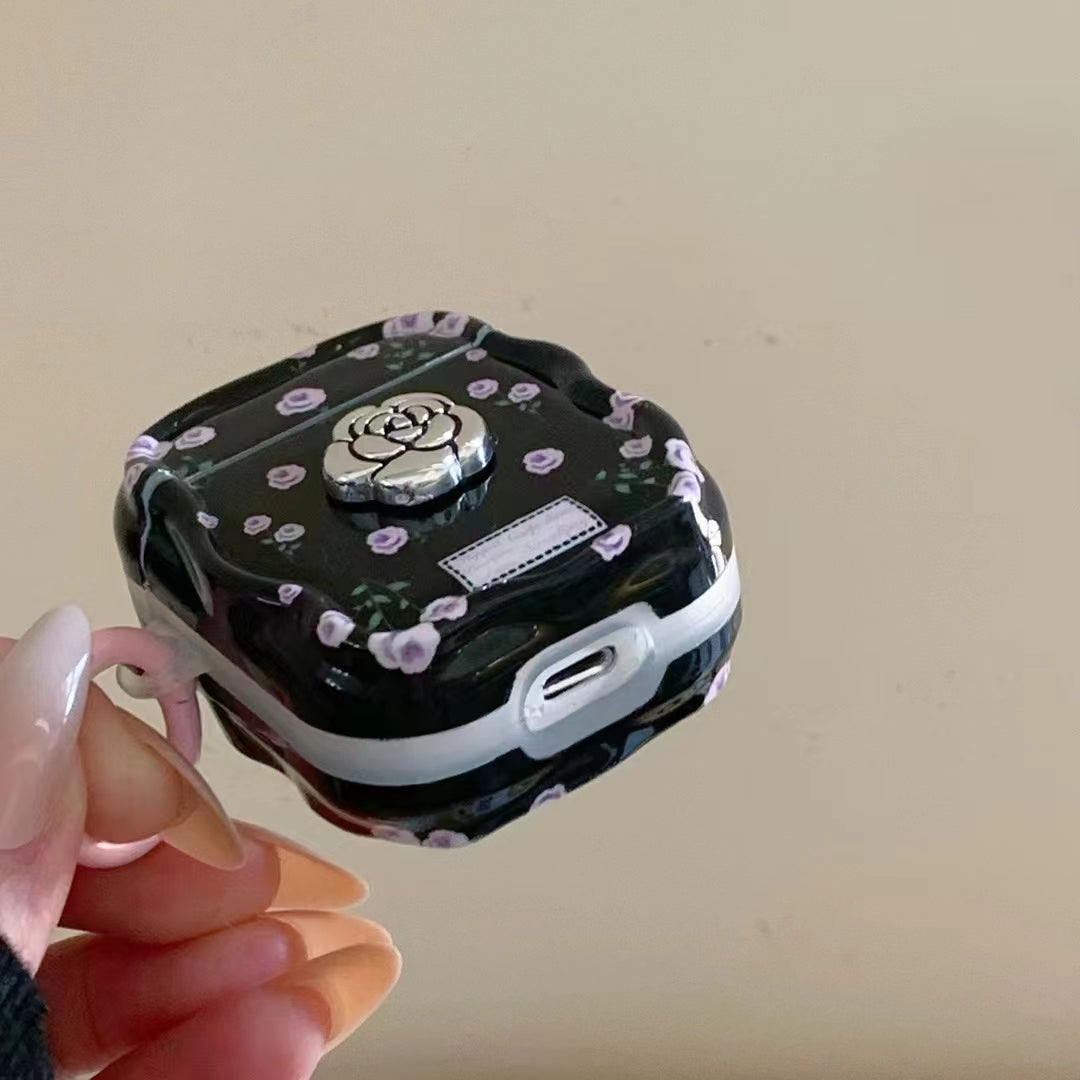 〖A057〗エアーポッズケース おしゃれ,Airpods pro カバー,Airpods 1/2 ケース花柄