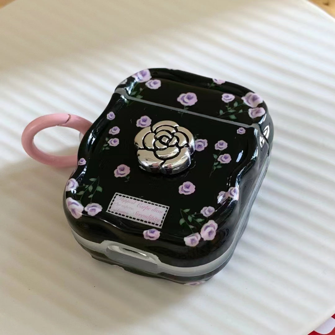 〖A057〗エアーポッズケース おしゃれ,Airpods pro カバー,Airpods 1/2 ケース花柄