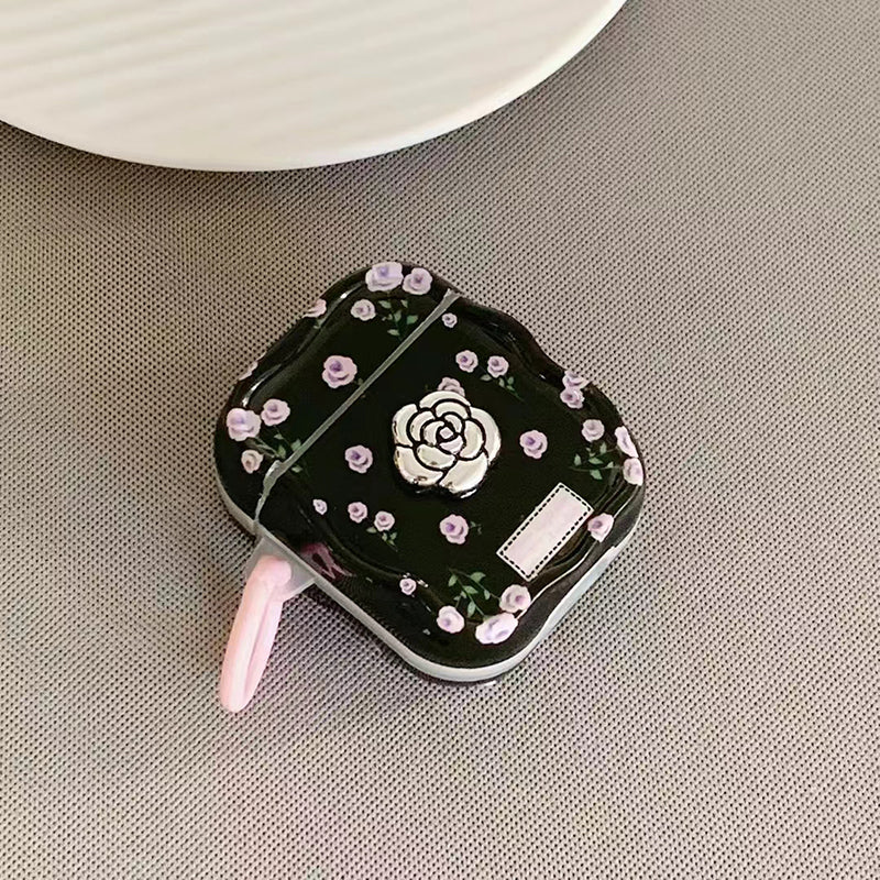 〖A057〗エアーポッズケース おしゃれ,Airpods pro カバー,Airpods 1/2 ケース花柄