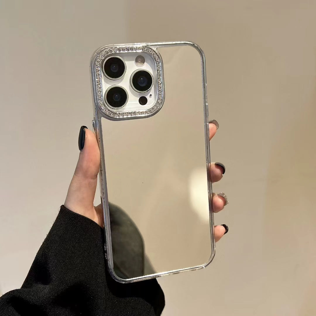 〖i945〗鏡 付き iPhone ケース,ミラー付き iphone 16 ケース 人気