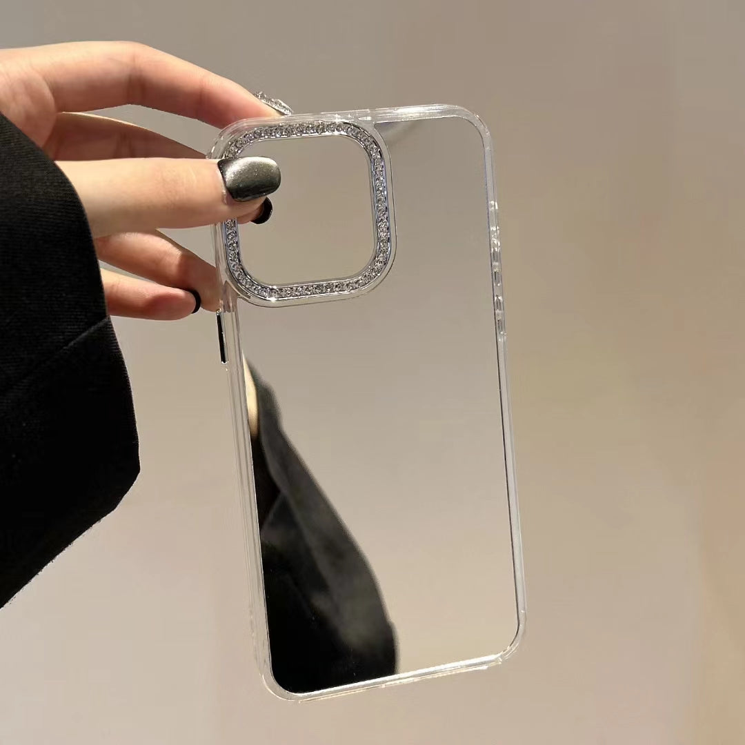 〖i945〗鏡 付き iPhone ケース,ミラー付き iphone 16 ケース 人気