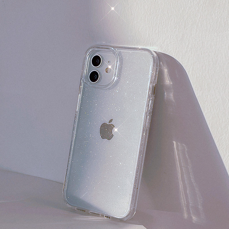 〖i365〗キラキラ透明電話ケース/iPhone 13スマホケース/かわいいスマホケース