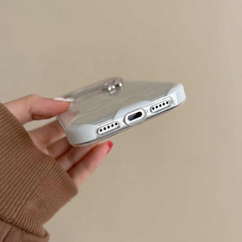 〖i954〗iPhone 17Pro 全面ハートのスマホケース