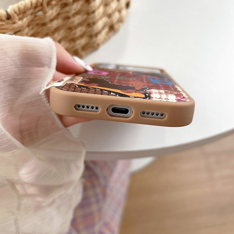 〖i960〗かわいい 犬キャラ アルファベット iPhone 17/17Pro ケース