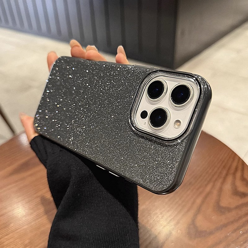 〖i925〗シンプル iPhone16ケース ピンク キラキラ