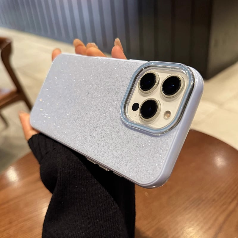 〖i925〗シンプル iPhone16ケース ピンク キラキラ