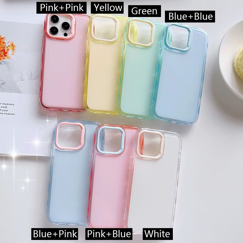 〖i923〗波の単色TPU IPhone ケース