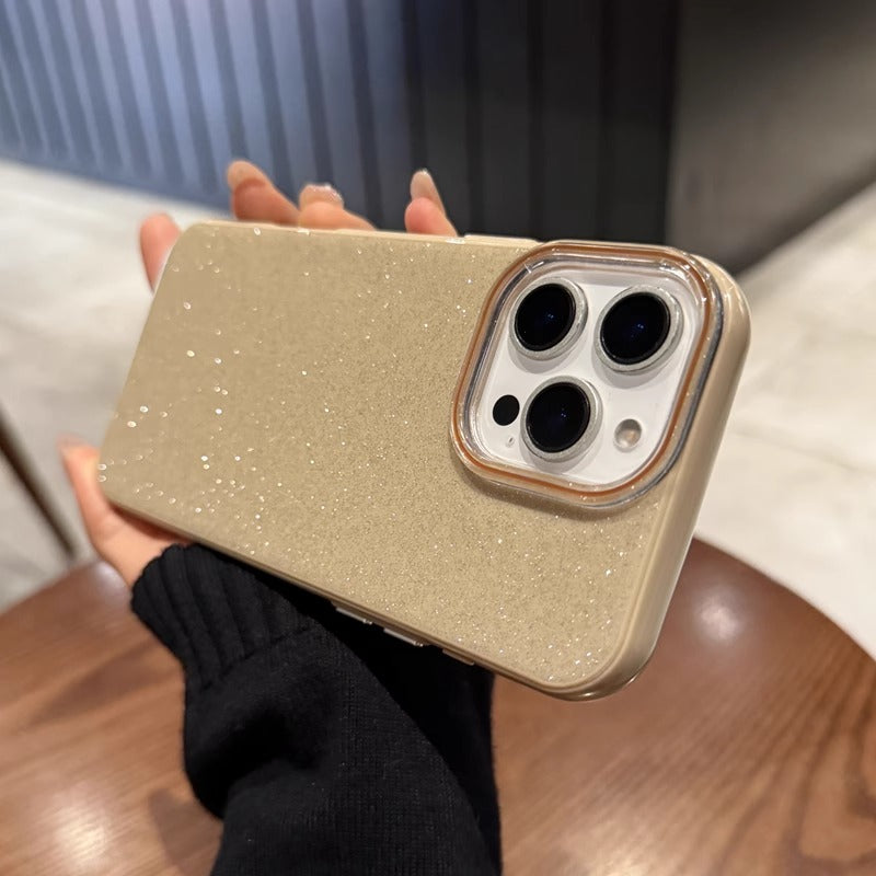 〖i925〗シンプル iPhone16ケース ピンク キラキラ