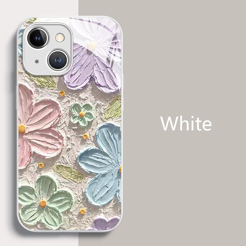 〖i841〗花 スマホケース 押し花，スマホケース 花柄 クリア,iPhone 15ケース