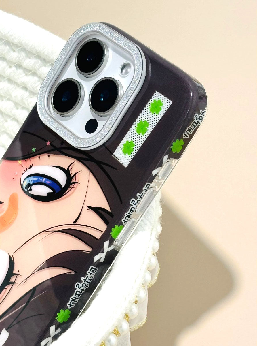 〖i918〗美しい少女の目 スマホケース/iPhone14 ケース