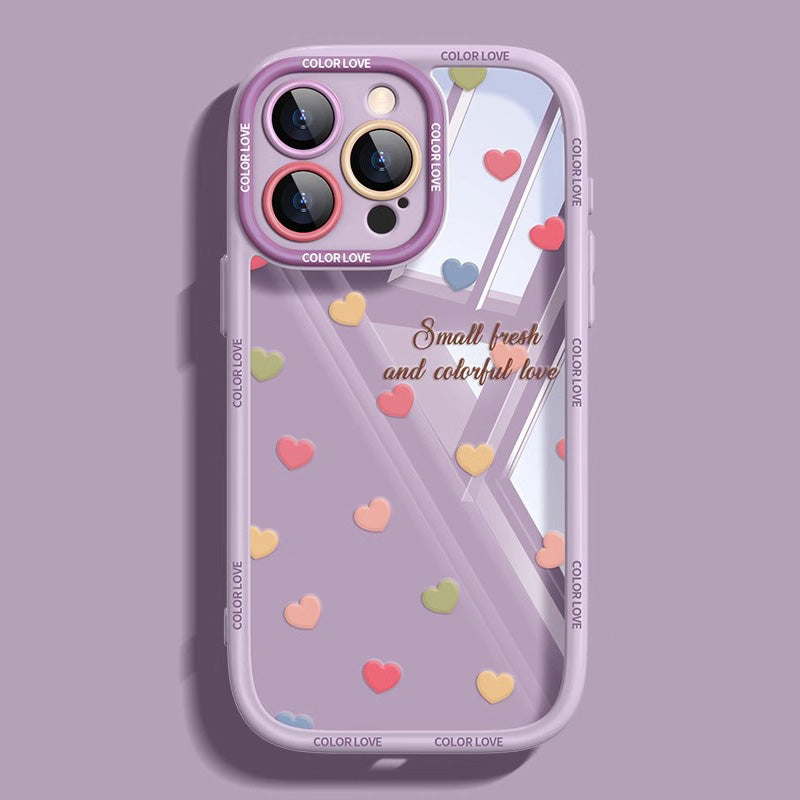 〖i845〗iPhoneケース 韓国 かわいい ハート,ハート iphone 15 ケース