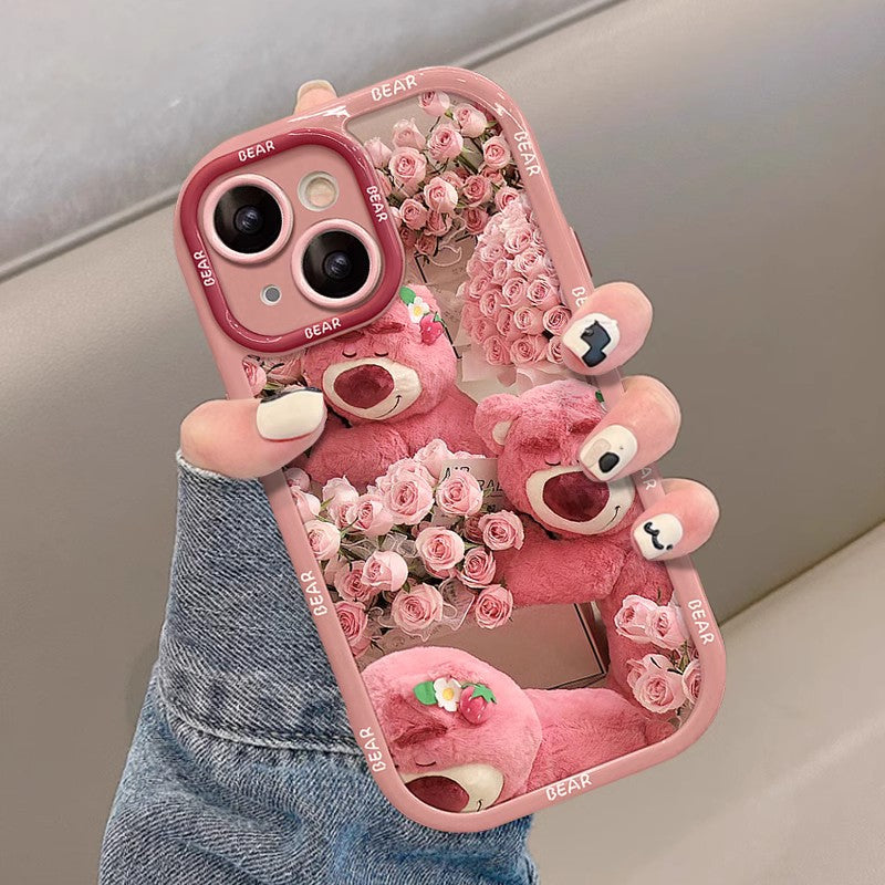 〖i697〗バラ スマホケース,iPhone15花柄 薔薇バラ スマホケース,iPhone 13 14Pro Maxケース