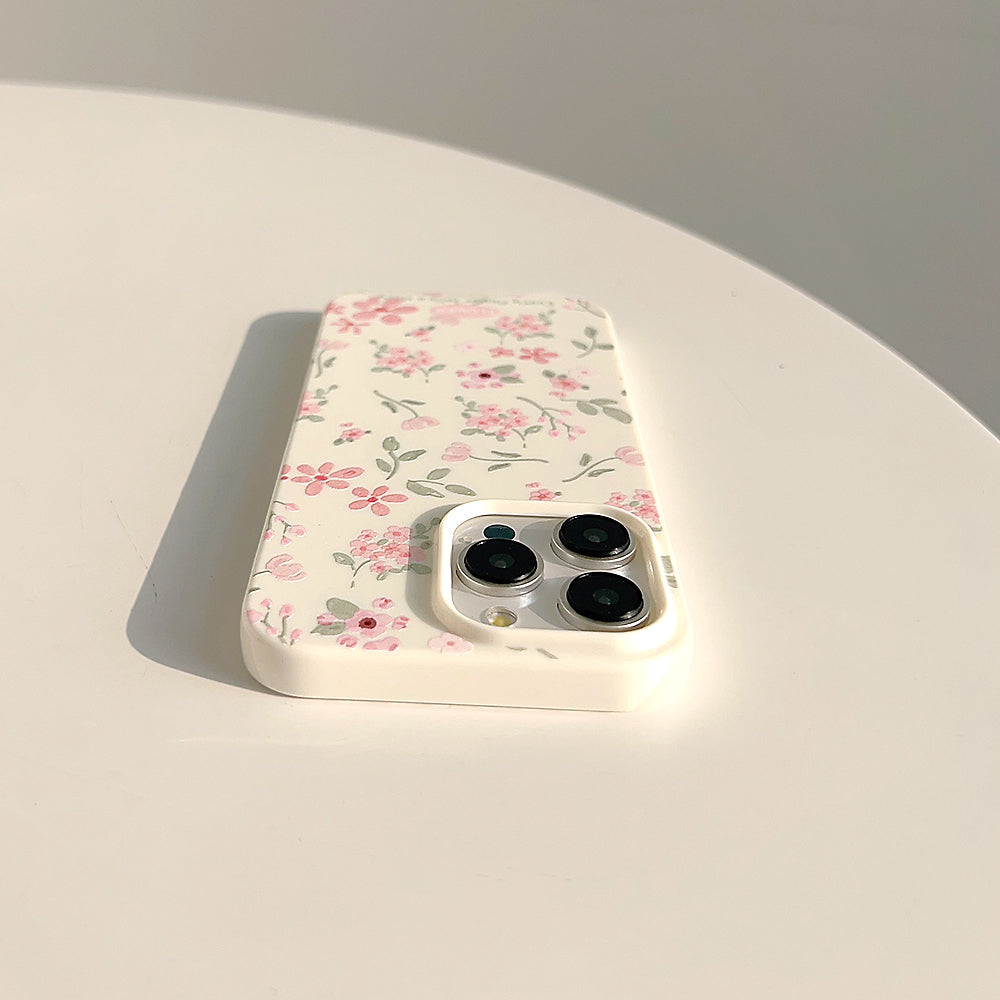 〖i936〗春の花柄スマホケース,iPhone 16 花柄 ケース