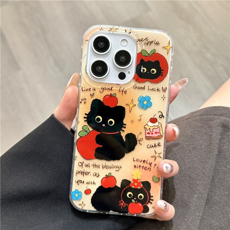 〖i888〗iPhone 16スマホケース 猫 シンプル,iPhone 15 ケース 猫 おしゃれ