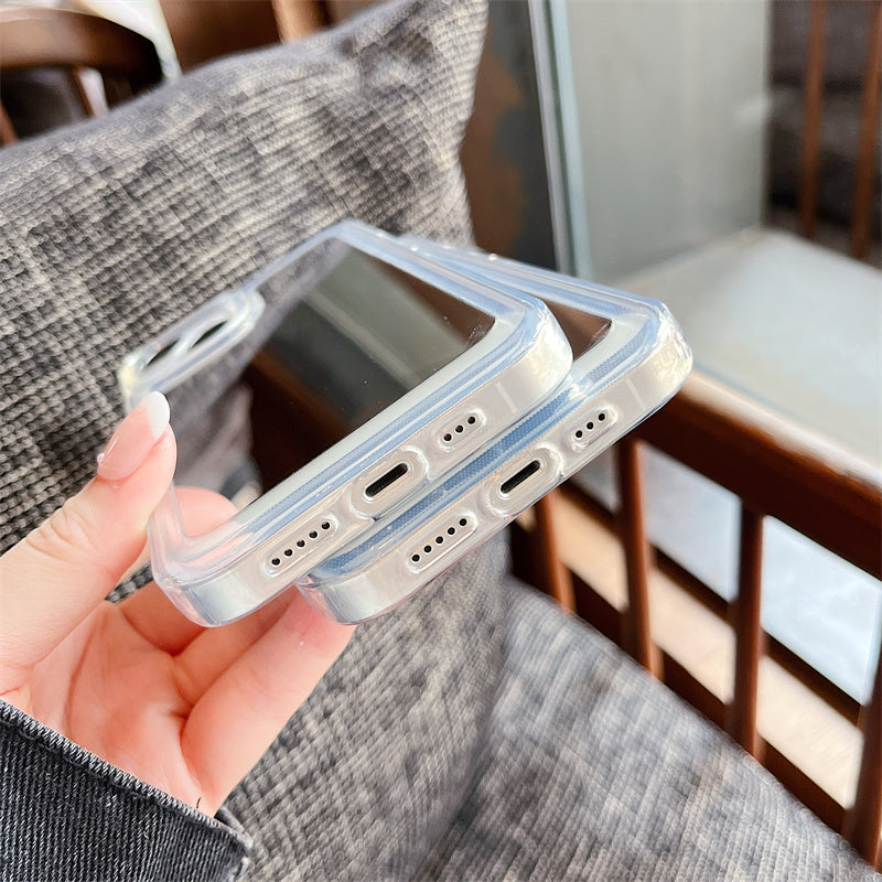 〖i610〗iPhone 14ケース iPhone 12 13カバー ミラーケース 鏡面加工 スマホケース スマホカバ