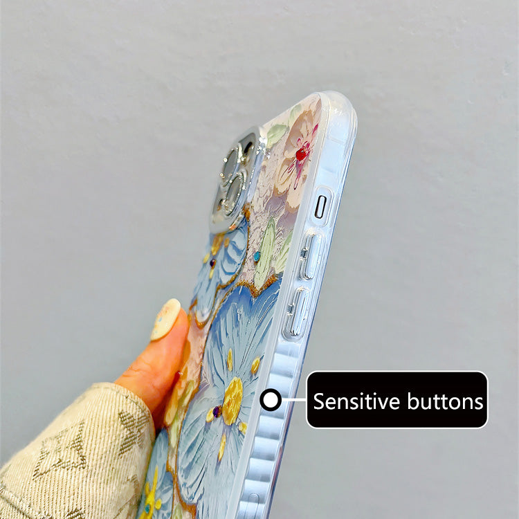 〖i822〗iPhone 携帯 ケース花柄,アイフォン 15 カバー 人気