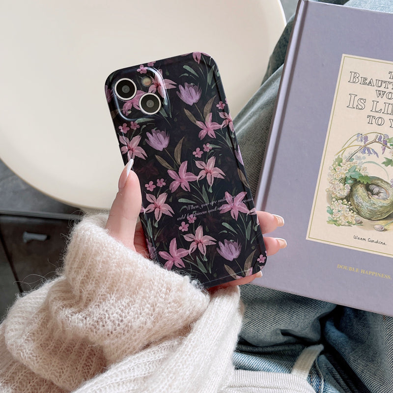 〖i814〗iPhone15ケース花柄クリア,アイフォン 13 ケース,携帯 カバー 人気