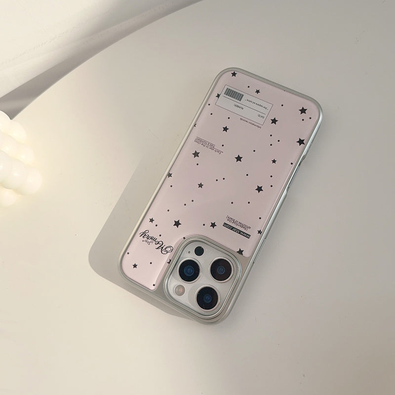 〖i928〗ピンクスターiPhone 16 ケース