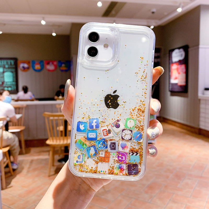 〖i825〗流砂iPhone ケース,スマホカバー おしゃれ,iPhone 12Miniケース,スマホケース 13mini