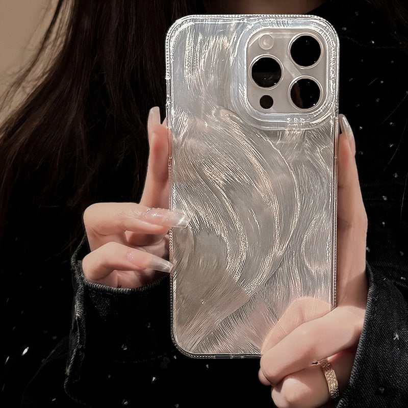 〖i835〗iPhone14 プロ シルバー,銀 スマホケース,iphone15 ケース シンプル おしゃれ