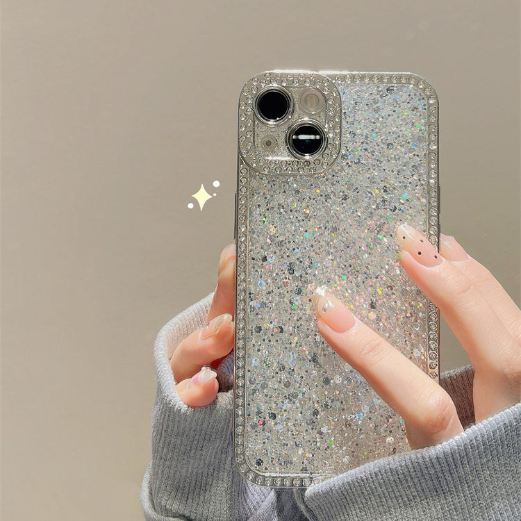 〖i804〗iPhoneケース高級感-iPhone14 グリッター ケース,iPhone15 シンプル ケース