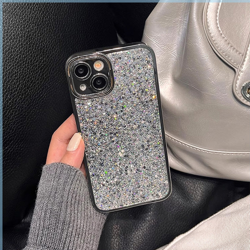 〖i907〗iPhone ケース キラキラ グリッター
