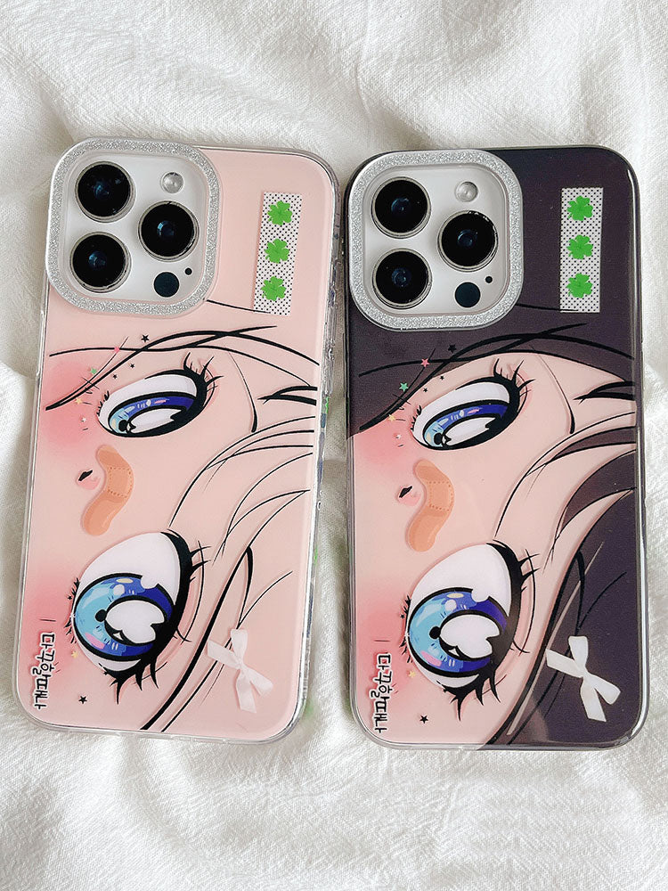 〖i918〗美しい少女の目 スマホケース/iPhone14 ケース