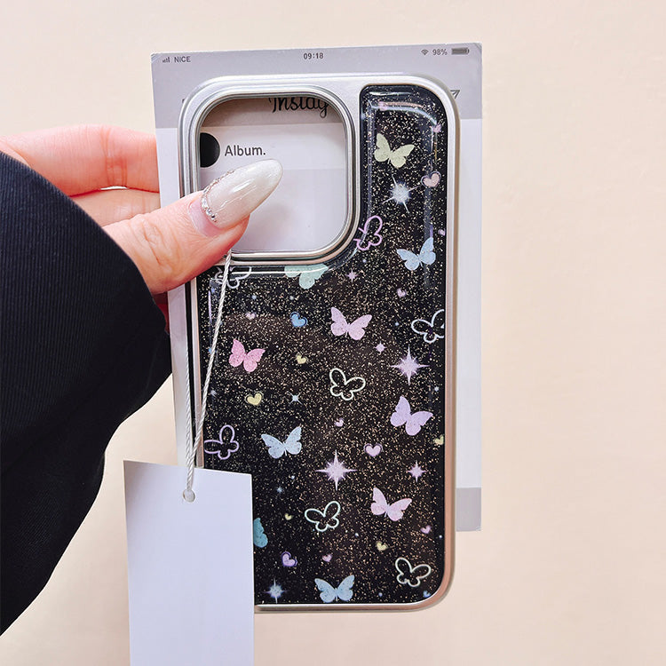 〖i912〗バタフライ iphoneケース 韓国