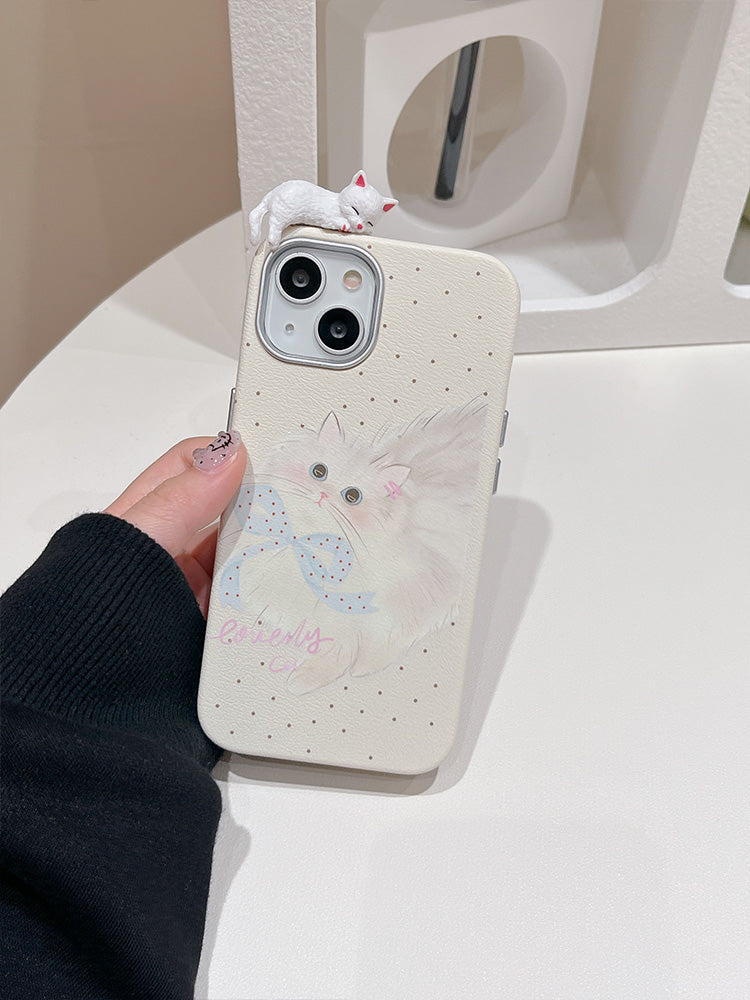 〖i919〗かわいい猫のiPhone 携帯ケース