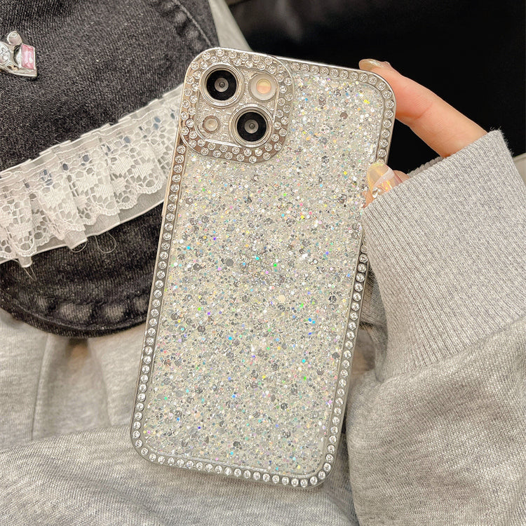 〖i804〗iPhoneケース高級感-iPhone14 グリッター ケース,iPhone15 シンプル ケース
