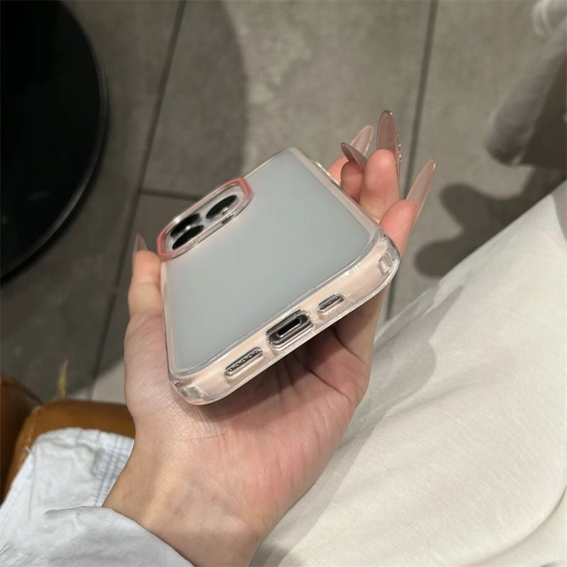 〖i902〗iPhone半透明 おしゃれ,スマホケース シンプル 半透明