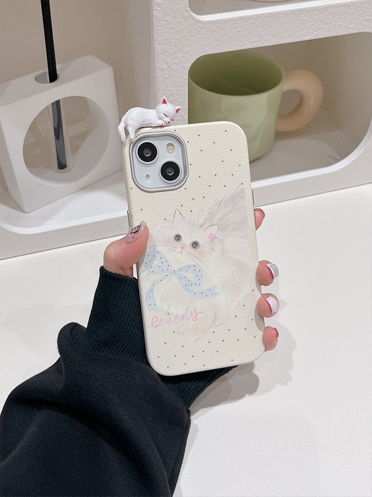 〖i919〗かわいい猫のiPhone 携帯ケース