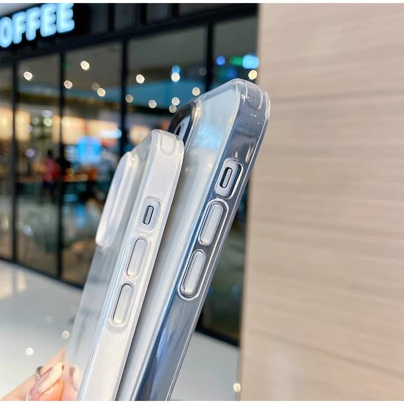 〖i653〗iphone14pro ケース 韓国 おしゃれ あいふぉん14pro ケース シンプル iphone ケース 透明 クリア 創意 個性 超軽