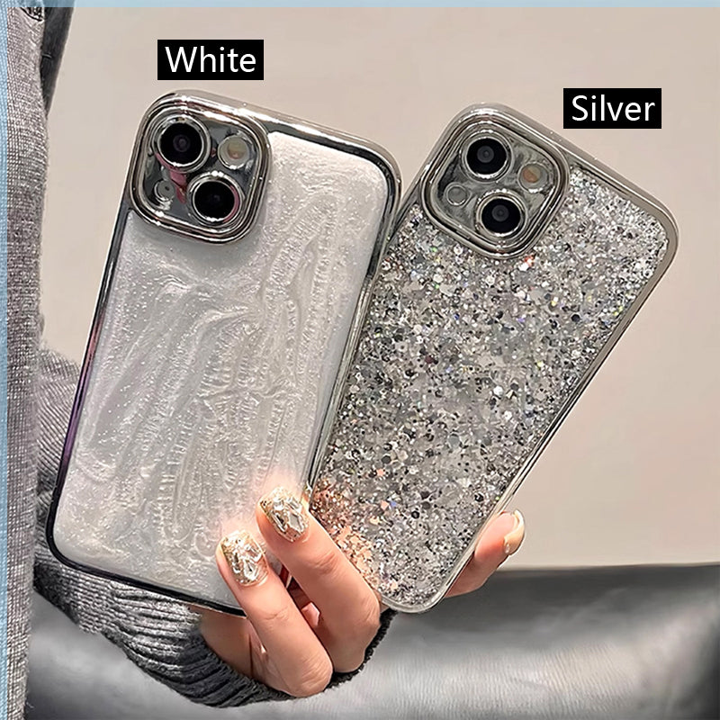 〖i907〗iPhone ケース キラキラ グリッター