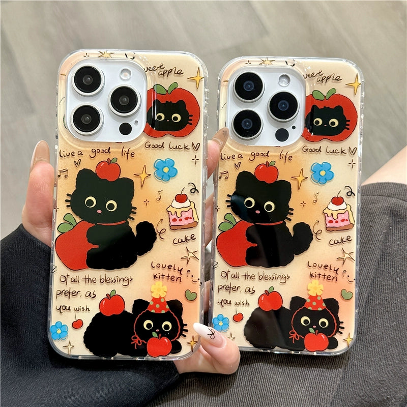 〖i888〗iPhone 16スマホケース 猫 シンプル,iPhone 15 ケース 猫 おしゃれ
