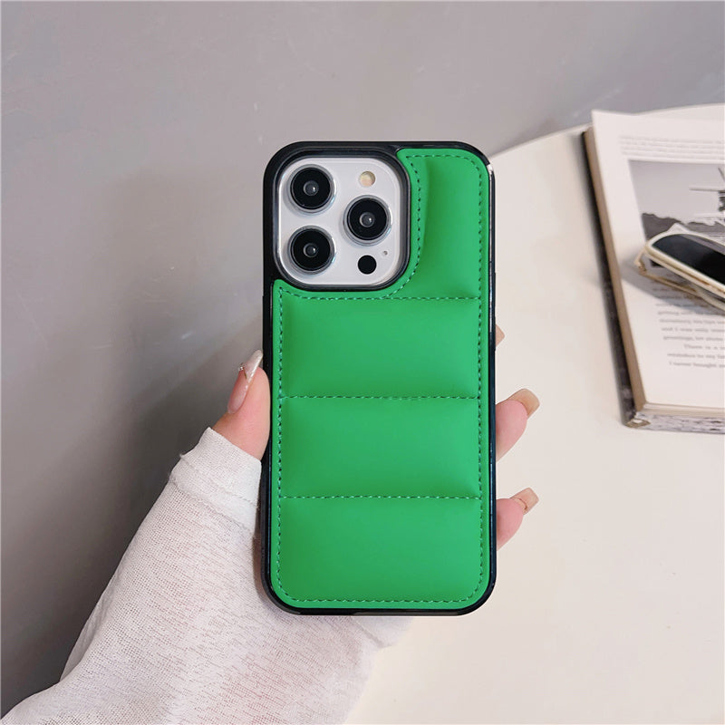 〖i725〗ファッションブランドダウンとFor ケース用電話ケースiPhone 14 15 Pro Max ケース