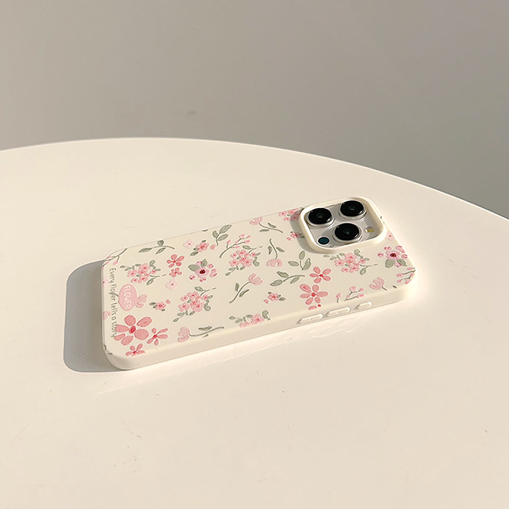 〖i936〗春の花柄スマホケース,iPhone 16 花柄 ケース