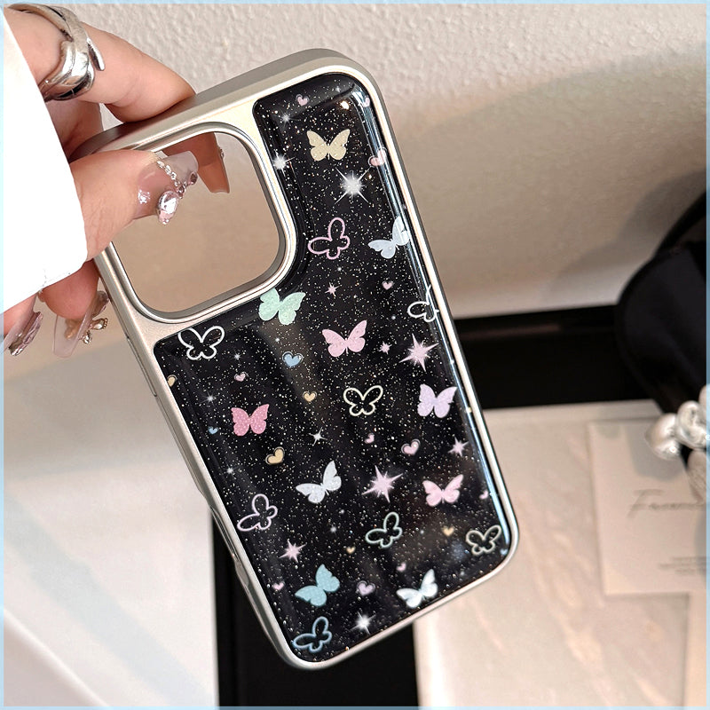 〖i912〗バタフライ iphoneケース 韓国