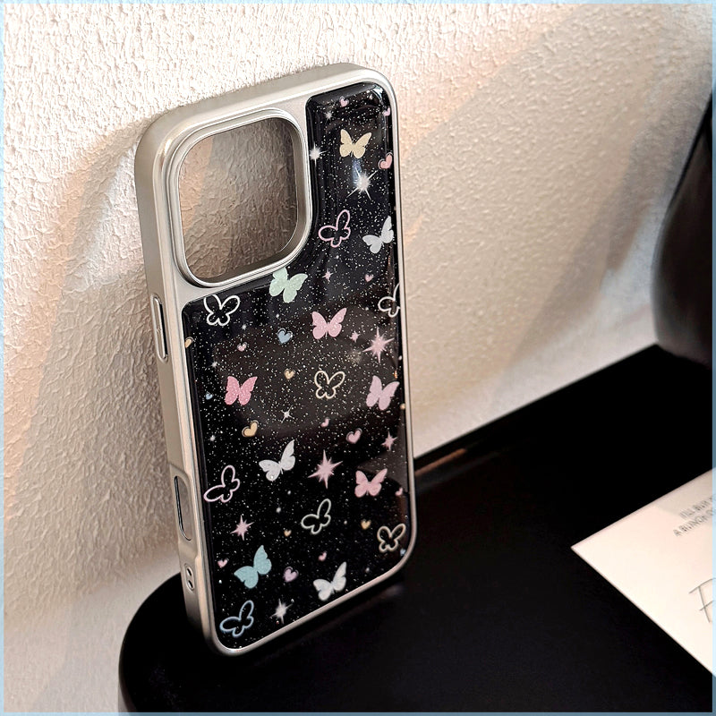 〖i912〗バタフライ iphoneケース 韓国