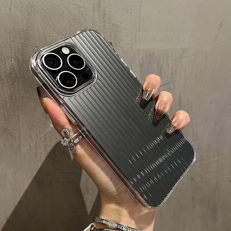 〖i926〗超薄型で黄ばまない透明ストライプハードケース