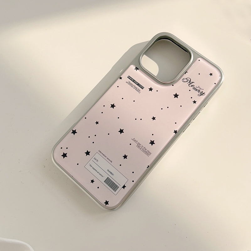 〖i928〗ピンクスターiPhone 16 ケース