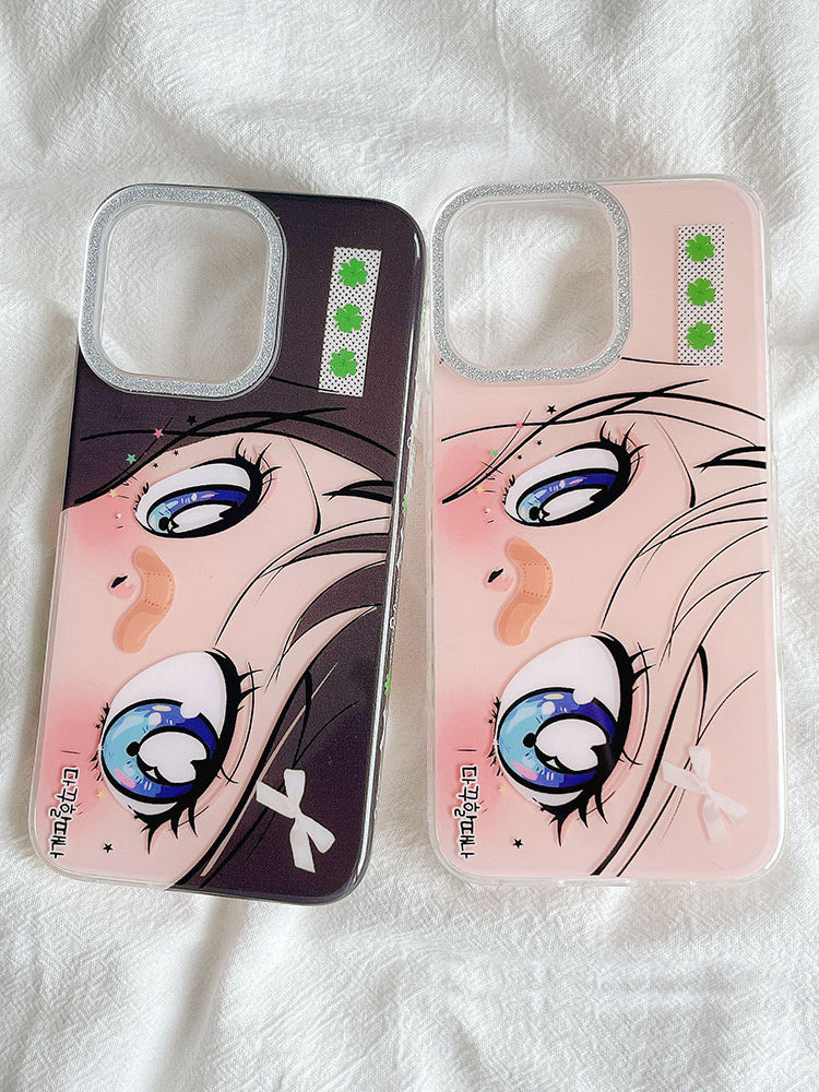 〖i918〗美しい少女の目 スマホケース/iPhone14 ケース