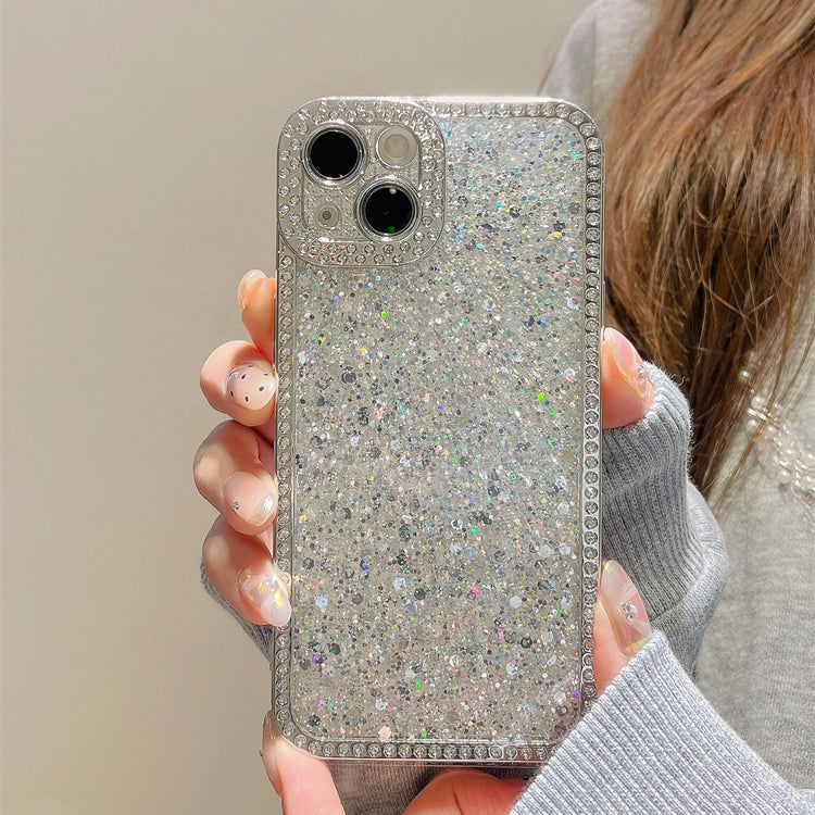 〖i804〗iPhoneケース高級感-iPhone14 グリッター ケース,iPhone15 シンプル ケース