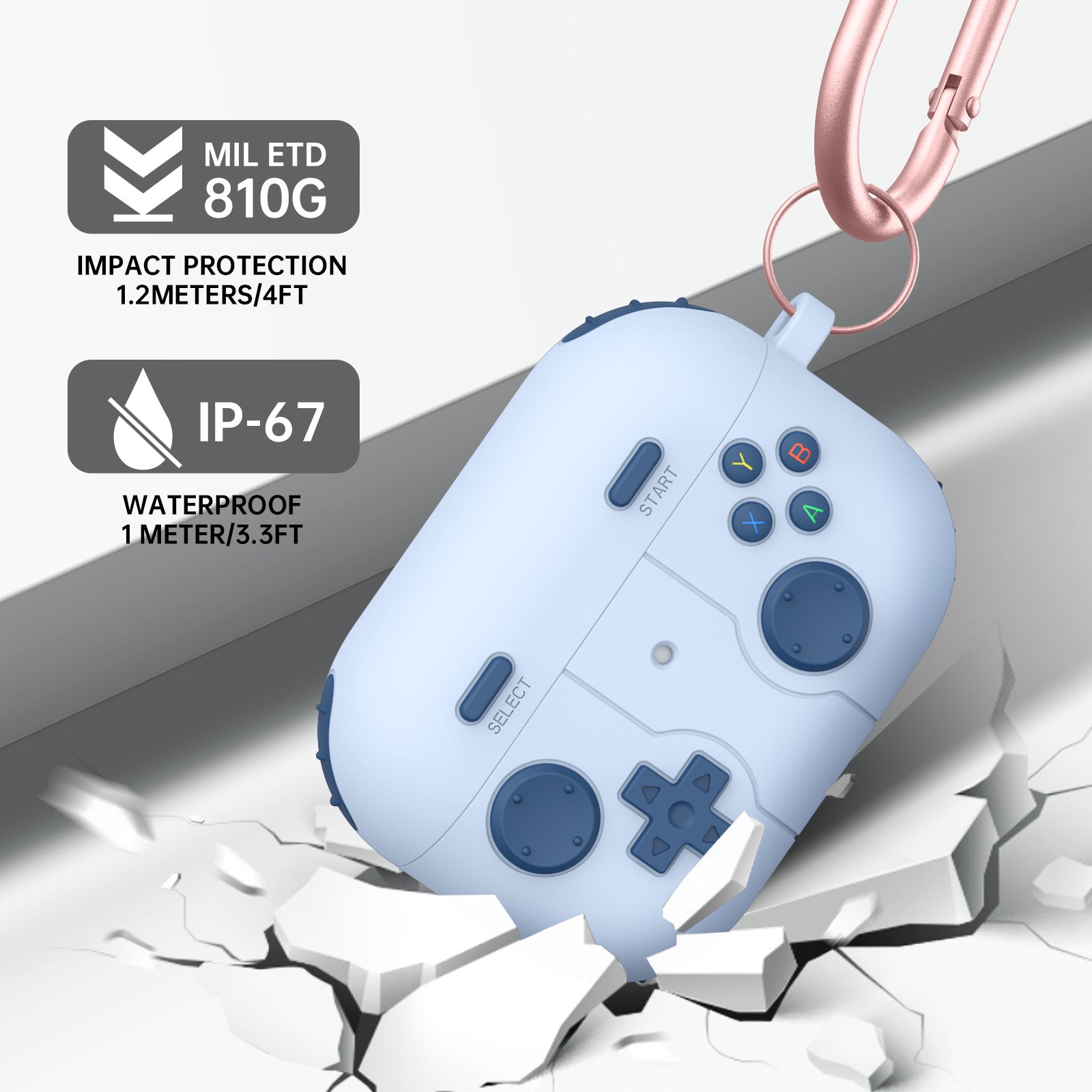 〖A053〗ゲーム機ケース AirPods 1/2/3,創造性AirPods Pro Pro2ケース