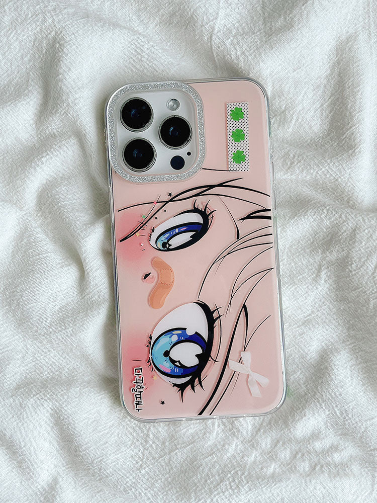 〖i918〗美しい少女の目 スマホケース/iPhone14 ケース