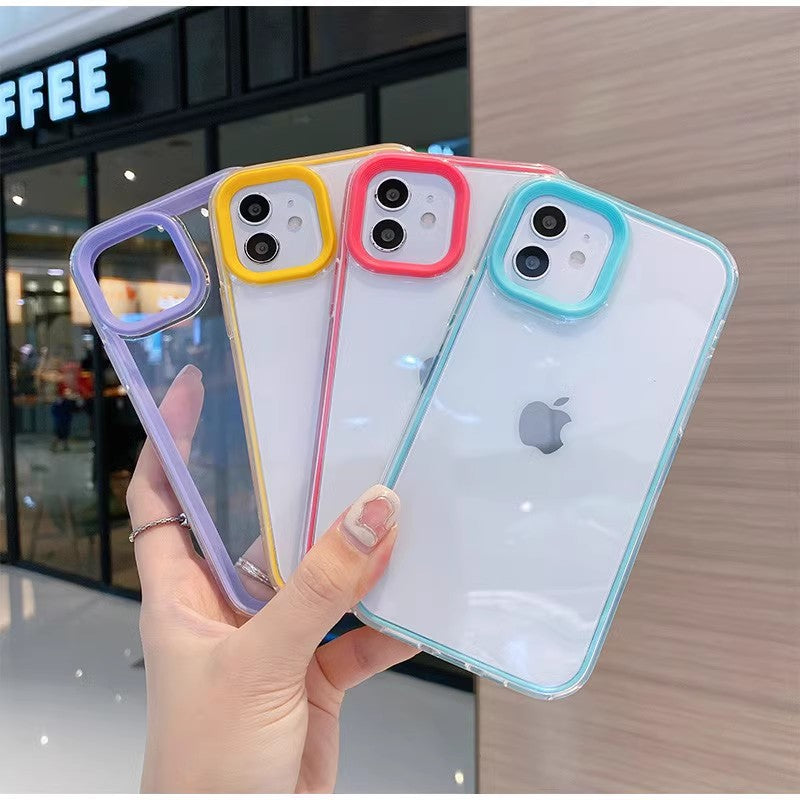 〖i653〗iphone14pro ケース 韓国 おしゃれ あいふぉん14pro ケース シンプル iphone ケース 透明 クリア 創意 個性 超軽